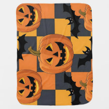 Éffrayant Citrouille d'Halloween et Motif de chauv