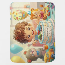 Fête d'anniversaire fantaisiste pour garçon et voi
