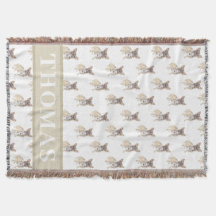 Couverture pour bébé Frenchie (Tricolore Fauve Ble