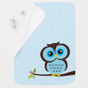 Couvertures Dessin Hibou Pour Bebes Zazzle Fr