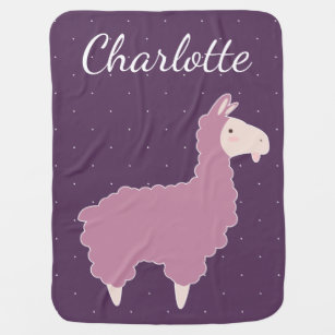Couvertures Lama Mignon Pour Bebes Zazzle Fr