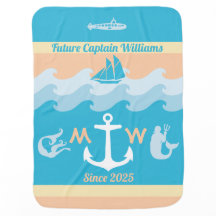 L'Ancre ondule le monogramme nautique de bateau de