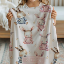 Lapins De Lapin Sleepy Ajoutez Votre Propre Nom