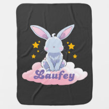 "Laufey Bunny sur un nuage aux étoiles - Joli desi