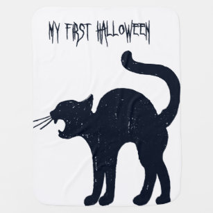 Couvertures Chat Noir Pour Bebes Zazzle Fr Couvertures Chat Noir Pour Bebes Zazzle Fr