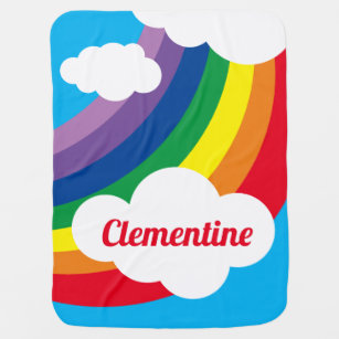 Couvertures Arc En Ciel Pour Bebes Zazzle Fr Couvertures Arc En Ciel Pour Bebes Zazzle Fr
