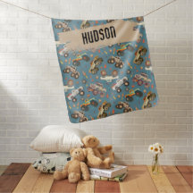 Motif Monster Trucks Personnalisable pour les garç