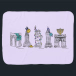Couverture Pour Bébé New York Hanoukka NYC Chanukah Bâtiments vacances<br><div class="desc">Il présente une illustration originale en stylo et en encre de divers points de repère de New York "habillé" pour la saison des fêtes de Hanoukka! Ne vois-tu pas ce que tu cherches ? Vous avez besoin d'aide pour la personnalisation ? Contactez Rebecca pour avoir quelque chose conçu pour vous....</div>