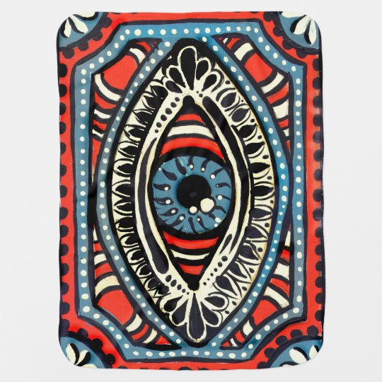 Couverture Pour Bebe Oeil Gitan Bleu Zazzle Fr Couverture Pour Bebe Oeil Gitan Bleu Zazzle Fr