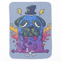 Plaids drôles pour enfants de chien Décoration de 