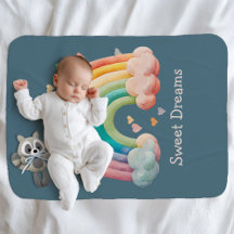 Whimsical Rainbow in Cloud Personalized