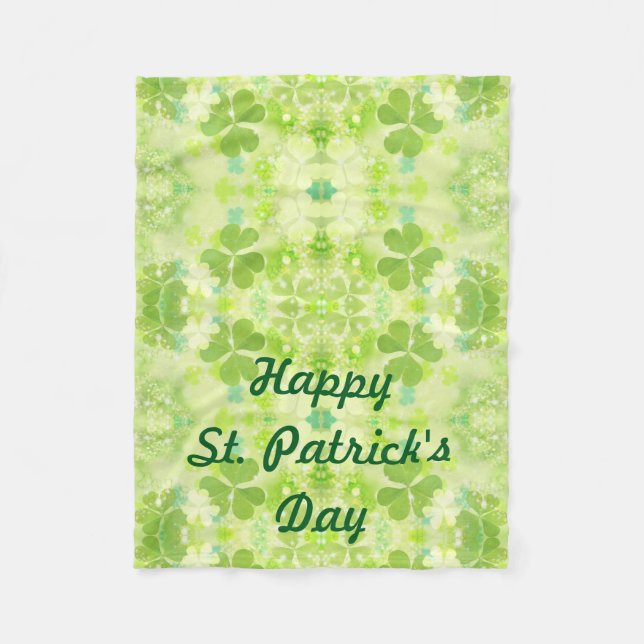 Couverture pour fauteuil roulant St Patrick's Day  (Devant)