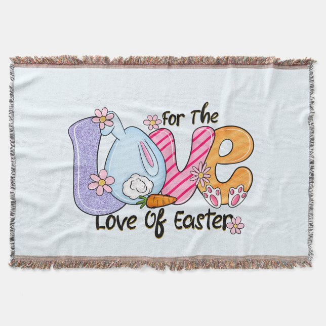 Couverture Pour l'Amour de Pâques - Mignons lapins et oeufs (Devant)