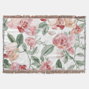 Couverture Pré botanique à l'aquarelle florale blushante bota