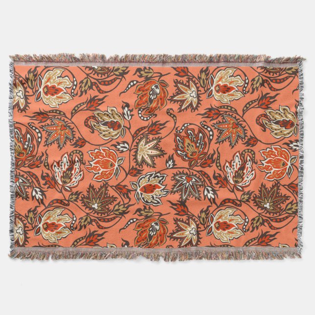 Couverture Protea Batik Hawaiian Tropical Thon Blanket (Devant)