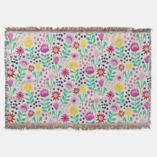 Couverture Protea Floral Block Imprimer Lampes Millefleur
