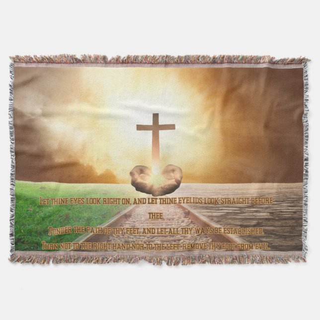 Couverture Proverbes 4:25-27 Cosy Bible Verse (Devant)