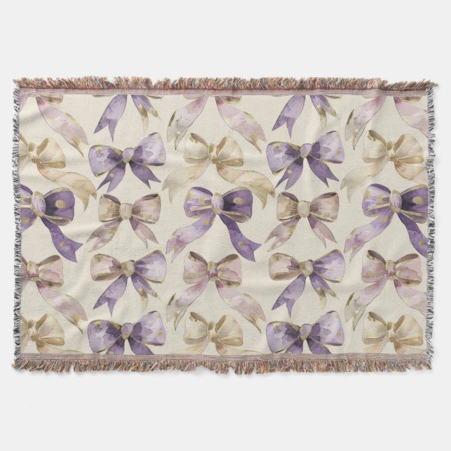 Couverture Purple Gold Bows Anniversaire (Devant)