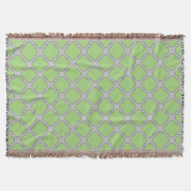 Couverture Quatrefoil vert (Devant)