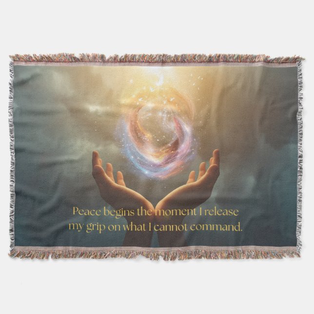 Couverture Quote of Finding Peace Blanket (Devant)