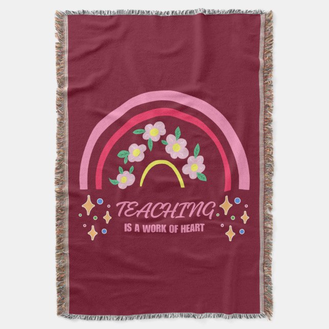 Couverture Rainbow Teaching est un travail de coeur (devant Vertical)