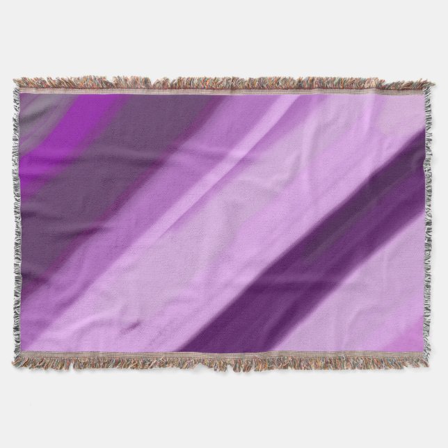Couverture Rayures de lavande violette  (Devant)