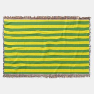 Couverture Rayures jaune et verte