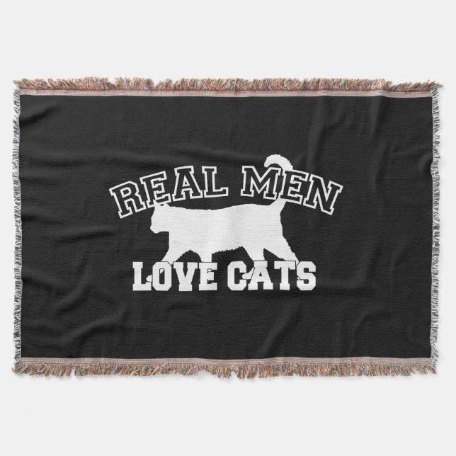 Couverture Real Men Love Cats Celui-ci est blanc (Devant)