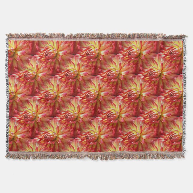 Couverture Red Dahlia Flower Nature Motif (Devant)