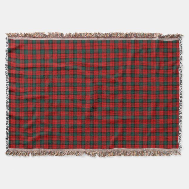 Couverture Red et Green Stewart du clan d'Atholl Tartan (Devant)