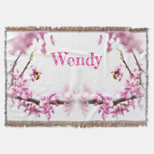 Couverture Redbud & abeille de miel au printemps