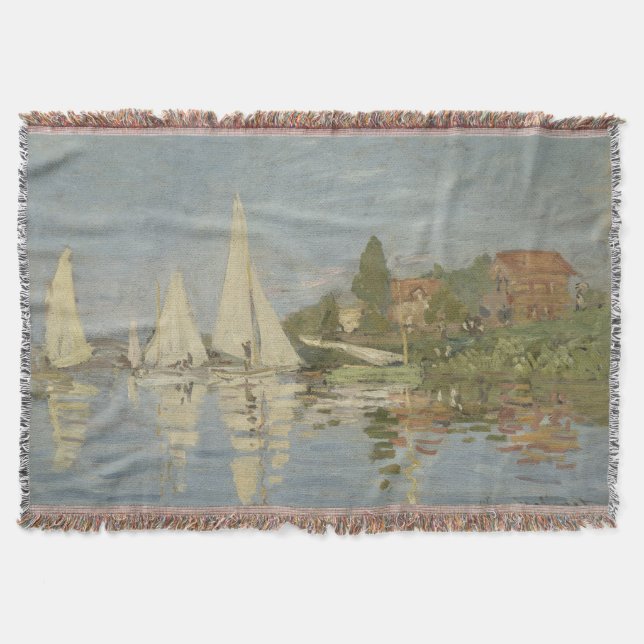 Couverture Régates à Argenteuil, peinture à l'huile, Claude M (Devant)