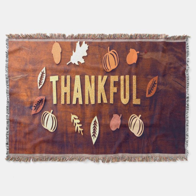 Couverture Remerciements Thanksgiving Fall Leaves Citrouille (Devant)