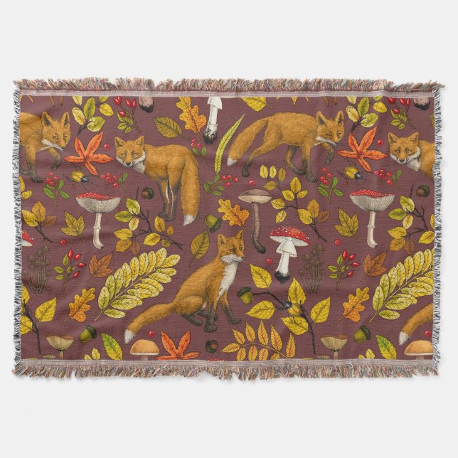 Couverture Renards d'automne sur chocolat brun (Devant)