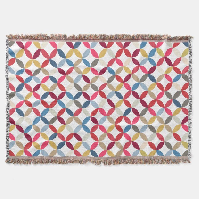Couverture Répéter le motif de feuilles en quarts de cercle j (Devant)