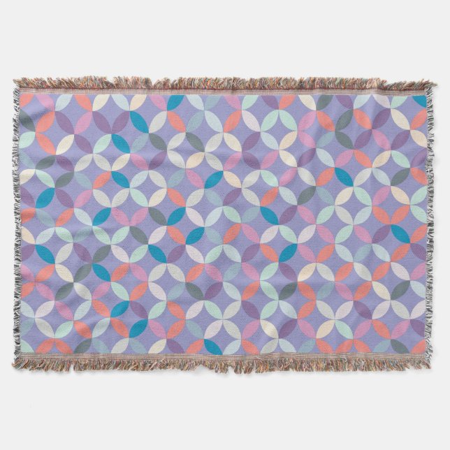 Couverture Répéter les quarts de cercle style motif violet la (Devant)