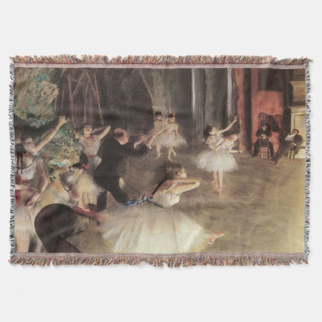 Couverture Répétition sur scène par Edgar Degas (Devant)