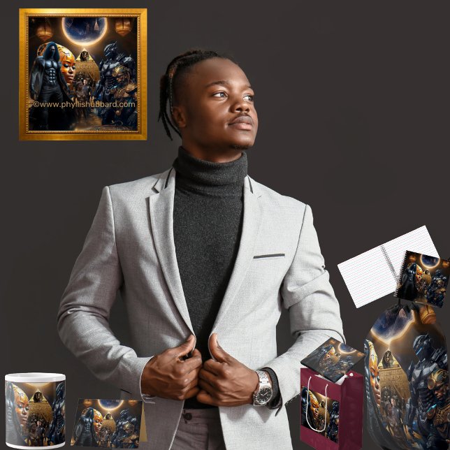 Couverture Rétablir La Dignité De Nos Ancêtres (Get the full collection at: https://bit.ly/BlackFutureZazzle)