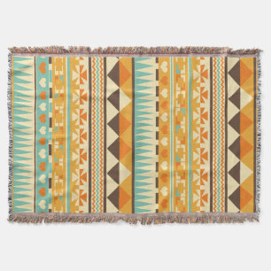 Couverture Rétro copie aztèque de motif