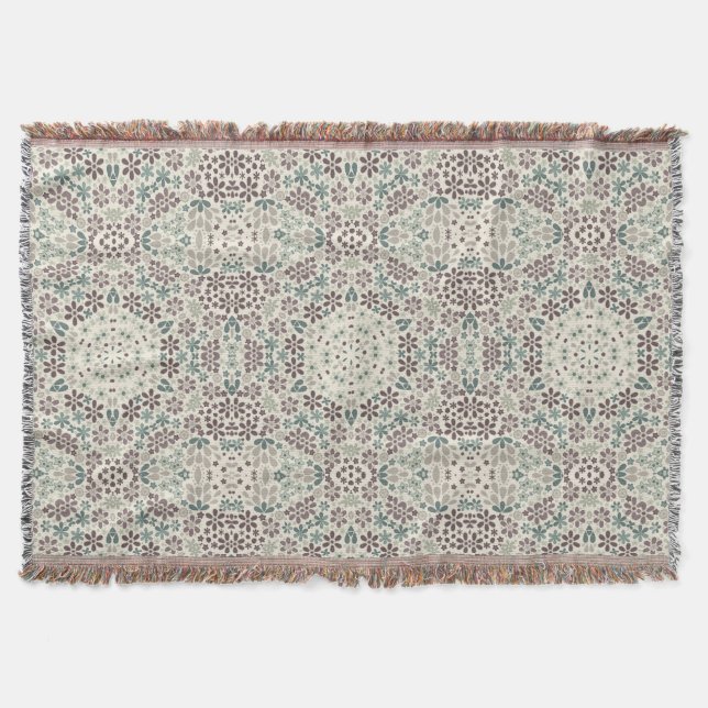 Couverture Rétro, floral (Devant)