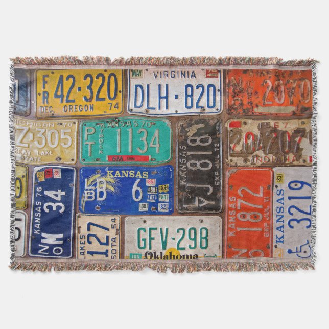Couverture Retro License Plate Collection (Devant)