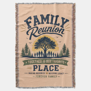 Couverture Réunion de famille Ensemble est notre endroit préf