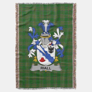 Couverture Riall irlandais ou Ryle Manteau d'armoiries Family