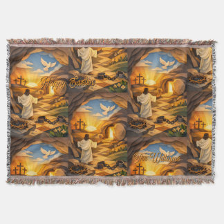 Couverture Risen Jesus Empty Tomb 3D Papercut Easter