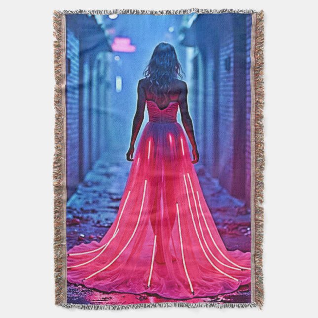 Couverture Robe de lumière rose cyberpunk dans une allée myst (devant Vertical)
