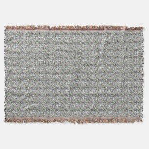 Couverture Roche blanche douce de granit avec les points en