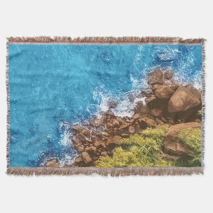 Couverture Rochers dans la mer, vue au-dessus 1