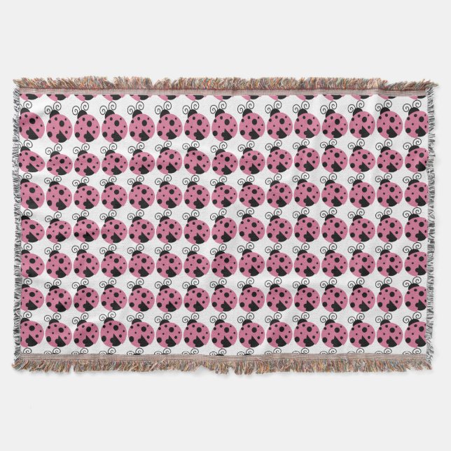 Couverture Rose Ladybug (Devant)