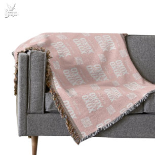 Couverture Rose Romantique XOXO L'Amour Ne Fait Jamais Défaut