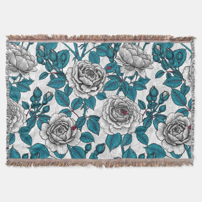 Couverture Roses blanches et coccinelles (Devant)